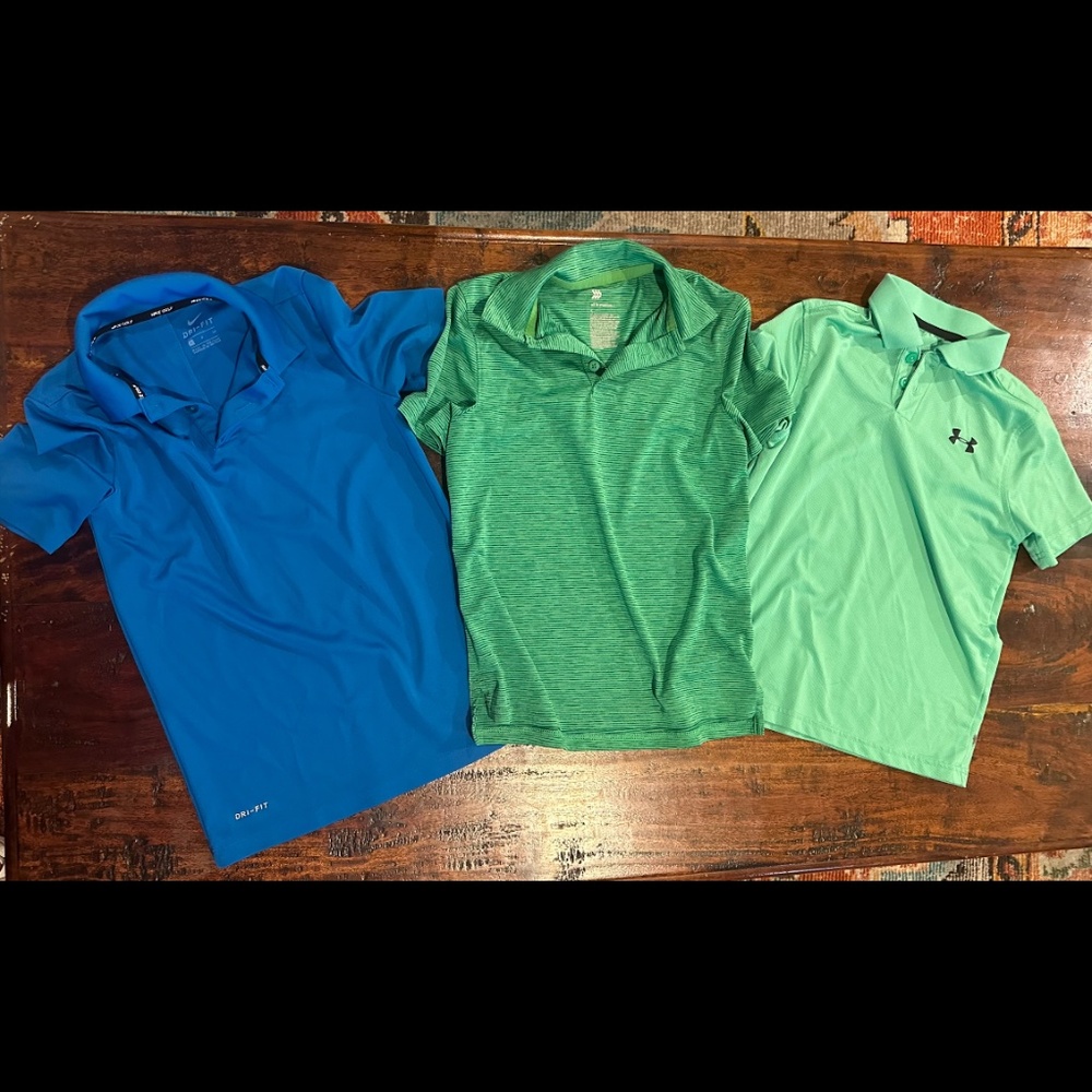 Kids Golf Polos Size Small bundle of 3